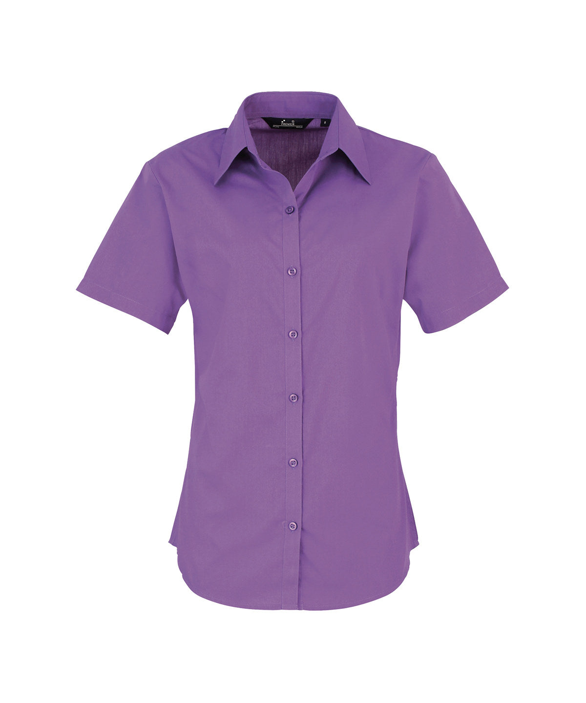 Women's Custom Printed or Embroidered Short Sleeve Workwear Blouse