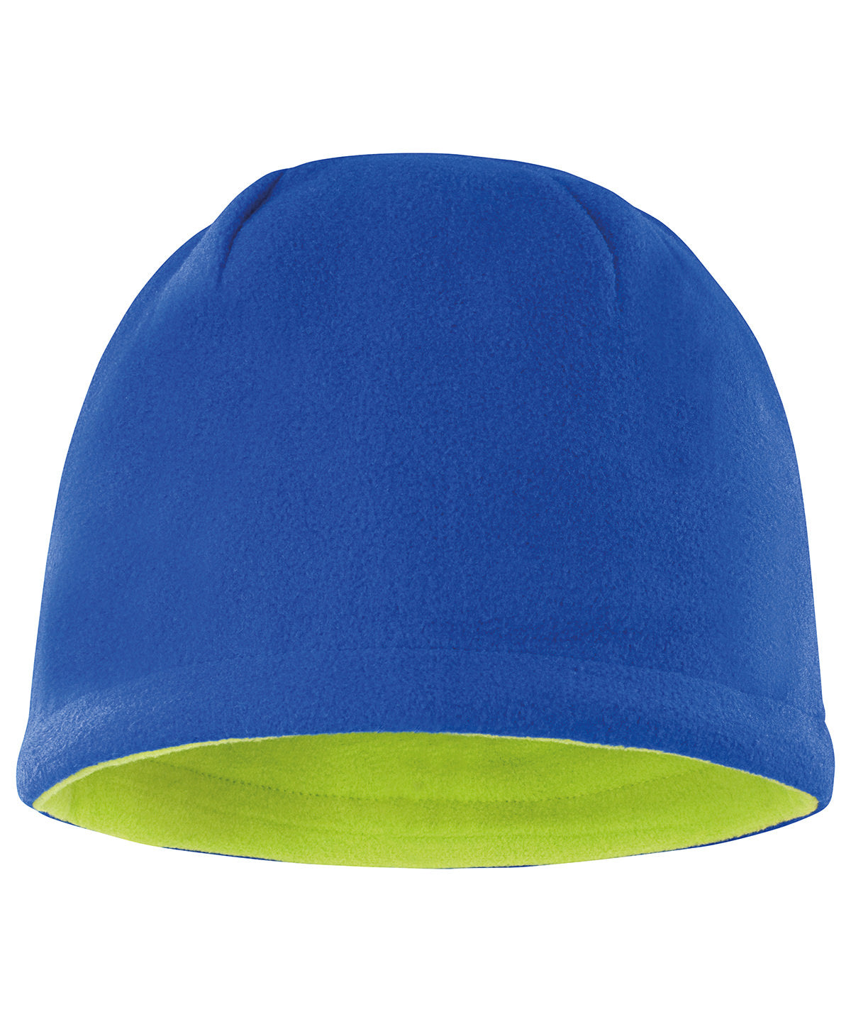 Custom Embroidered Fleece Contrast Beanie Hat
