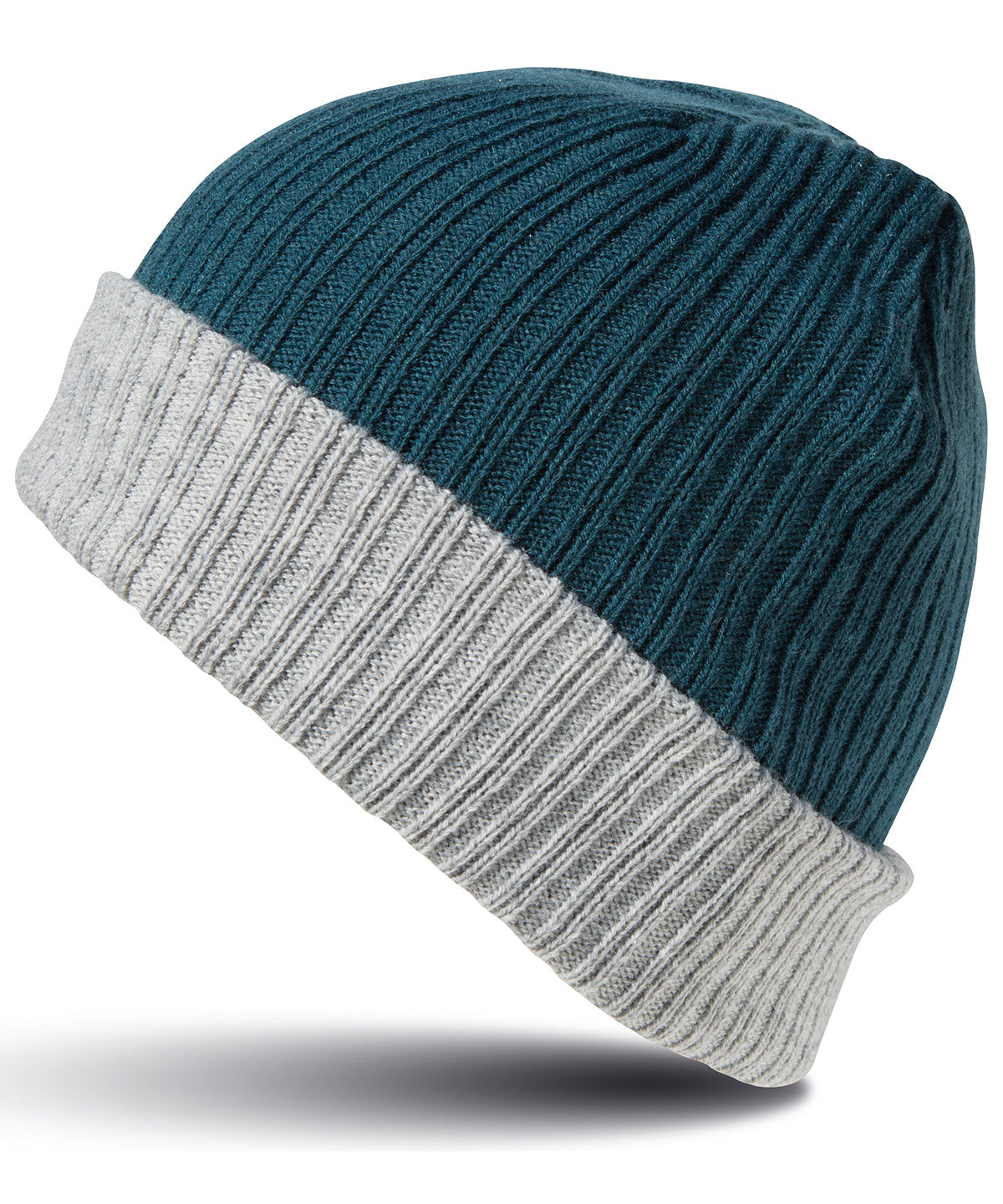 Custom Embroidered Contrast Beanie Hat