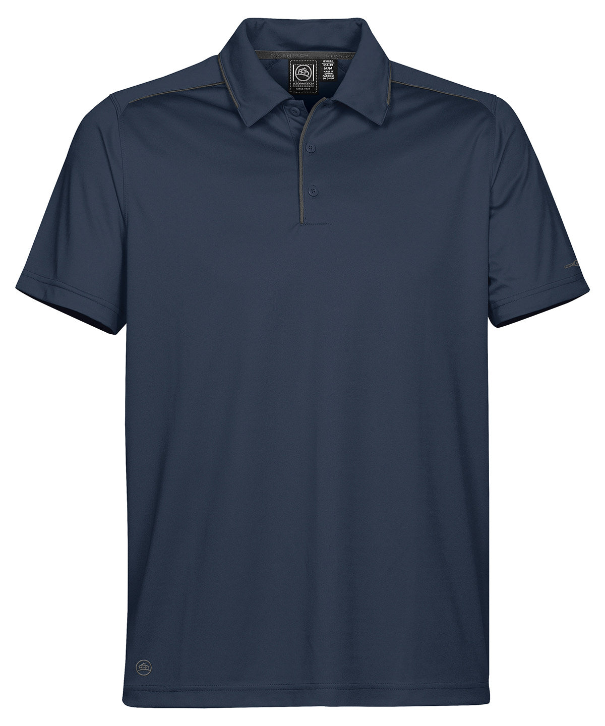 Men's Custom Printed or Embroidered Performance Contrast Polo Shirt