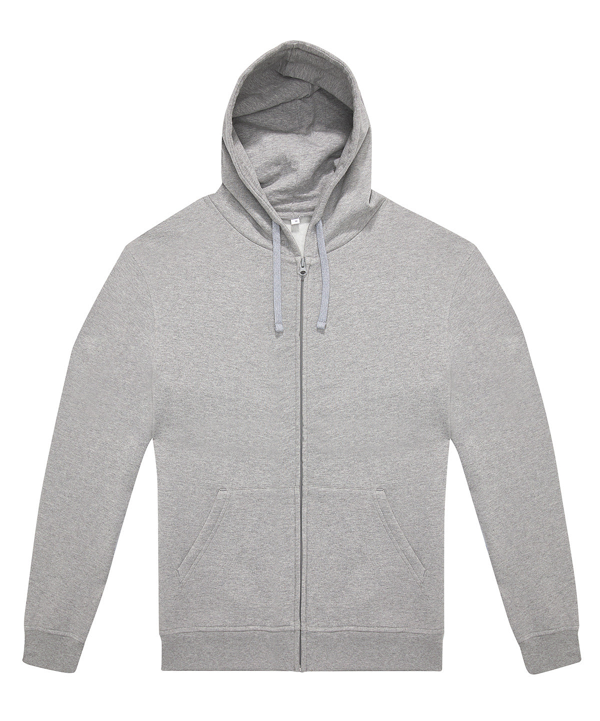 Unisex Custom Printed or Embroidered Organic Full Zip Zip-Up Hoodie
