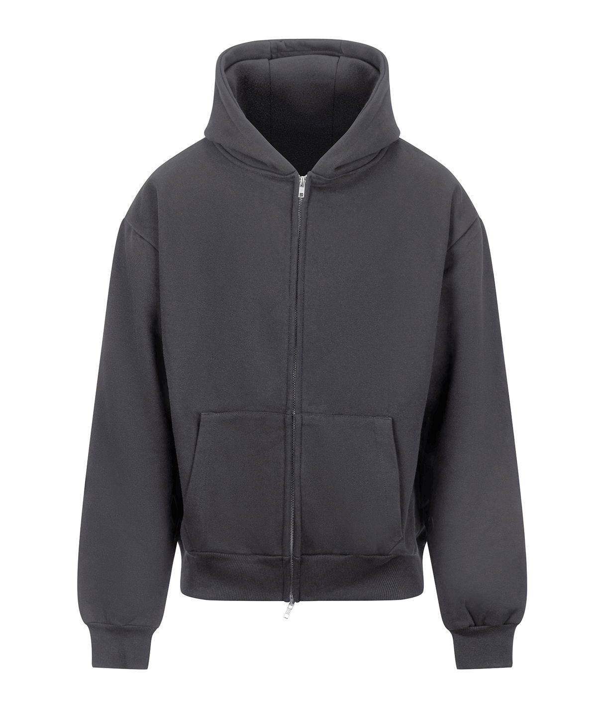 Unisex Custom Printed or Embroidered Organic Heavyweight Zip-Up Hoodie