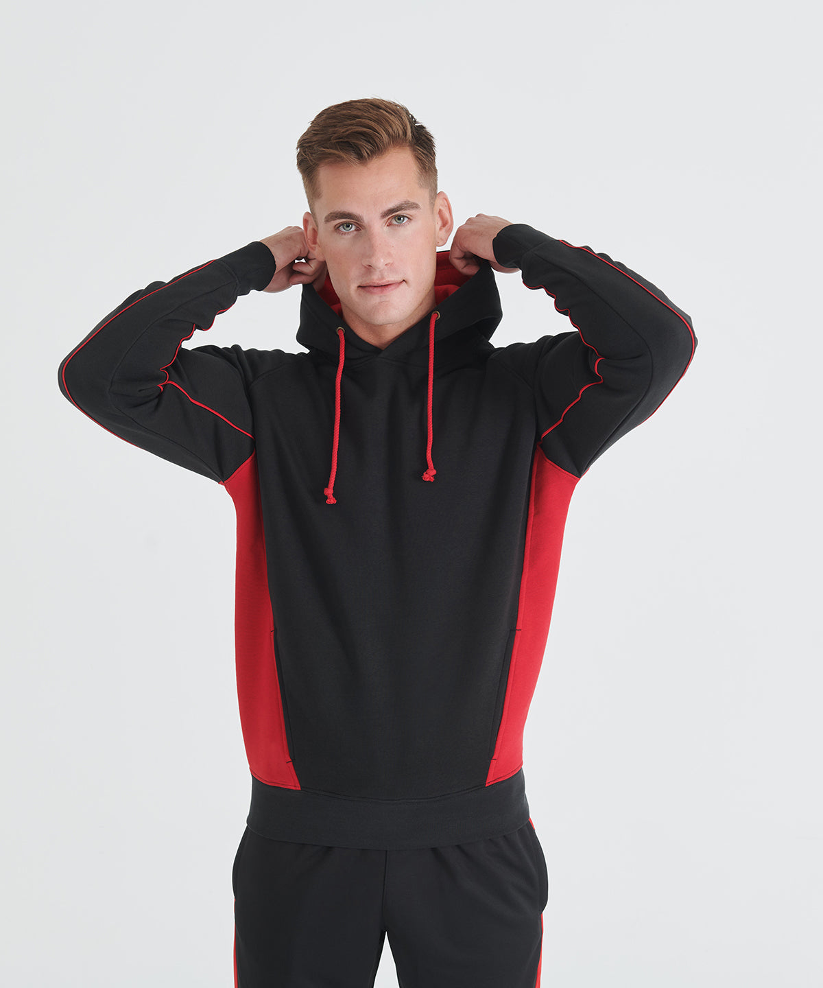 Men's Custom Printed or Embroidered Contrast Hoodie