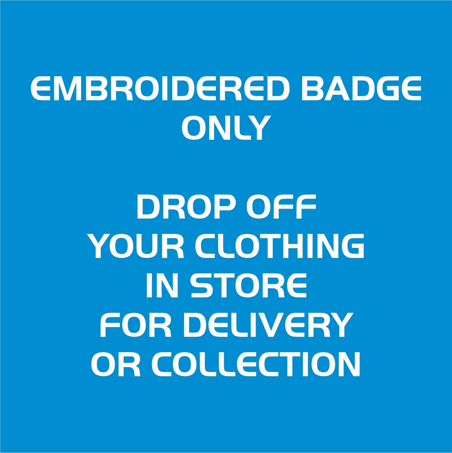 Overmonnow Embroidered Badge