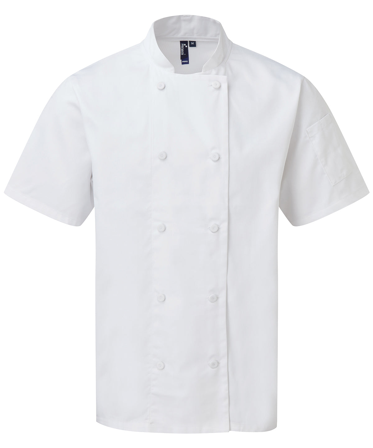 Men's Custom Printed or Embroidered Performance Short Sleeve Chef Jacket