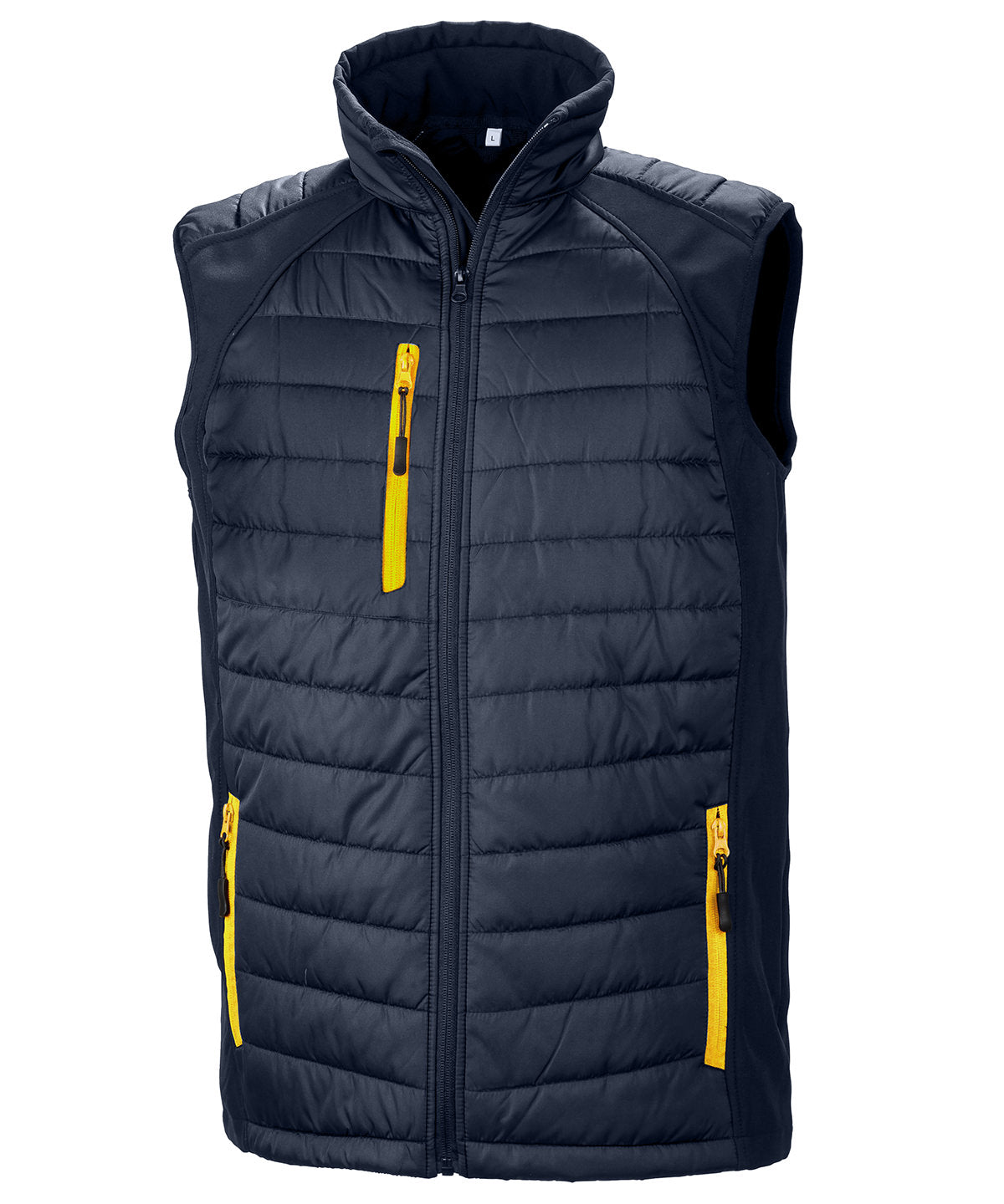 Unisex Custom Printed or Embroidered Organic Softshell Body Warmer