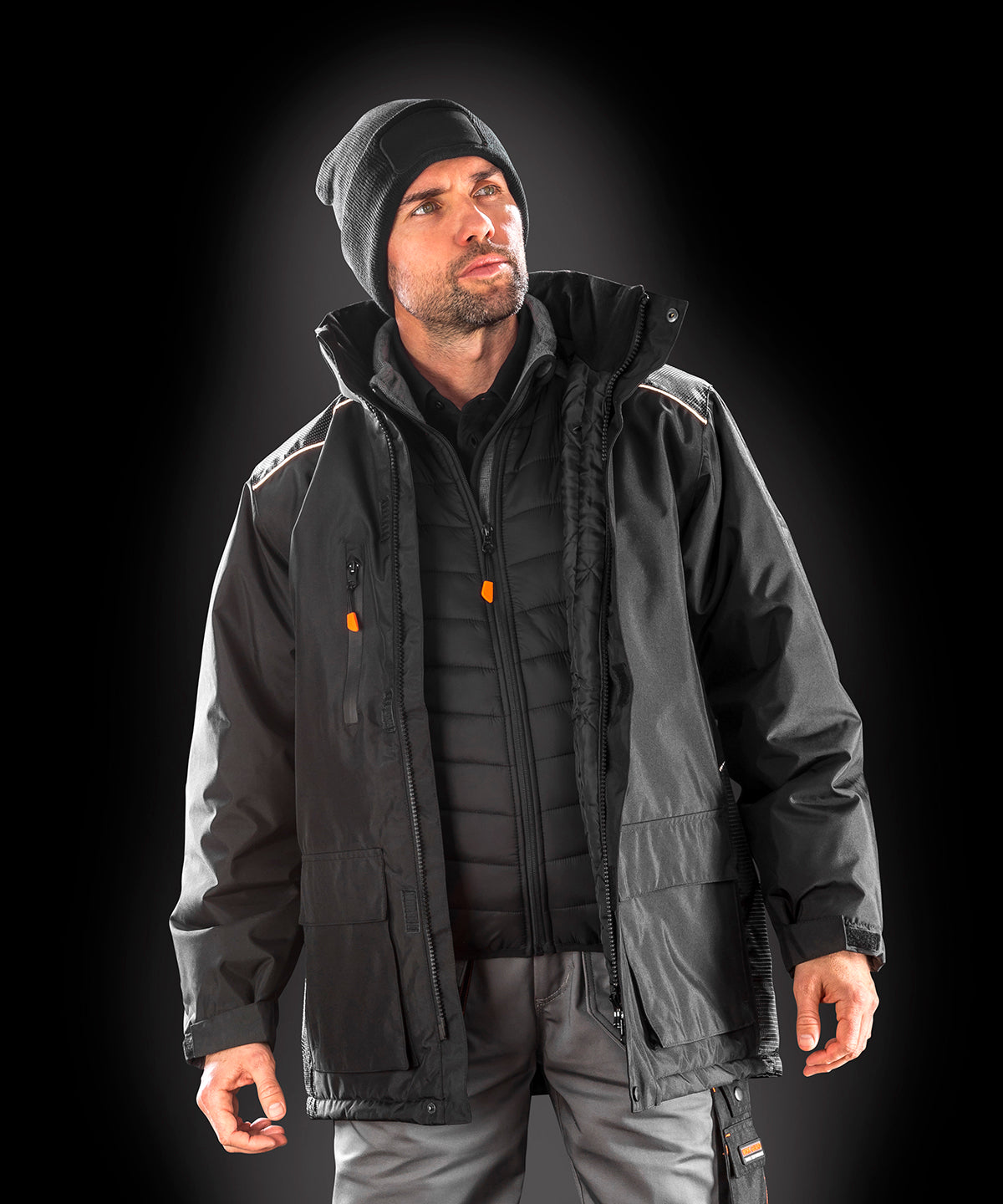 Unisex Custom Printed or Embroidered Waterproof Performance Jacket