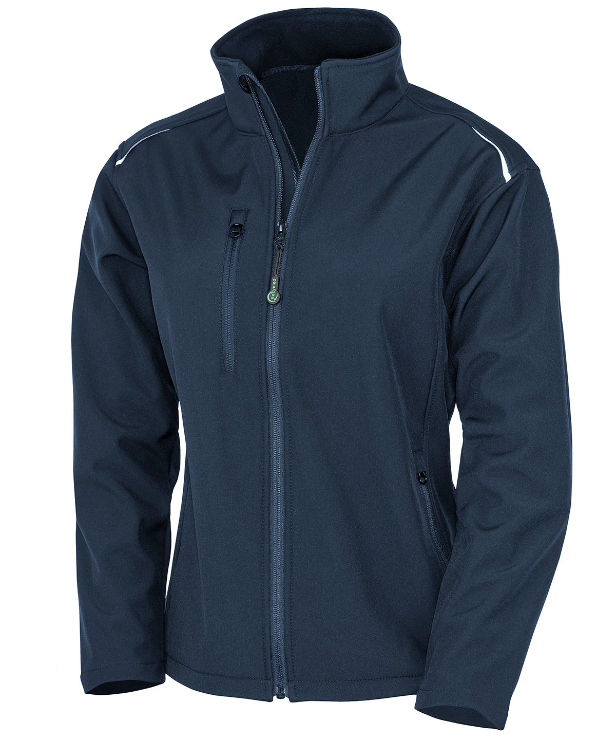 Women's Custom Printed or Embroidered Organic Recycled Softshell Jacket