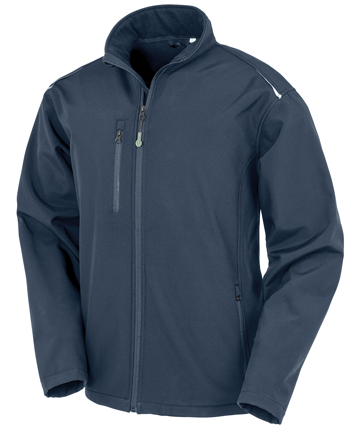 Unisex Custom Printed or Embroidered Organic Recycled Softshell Jacket