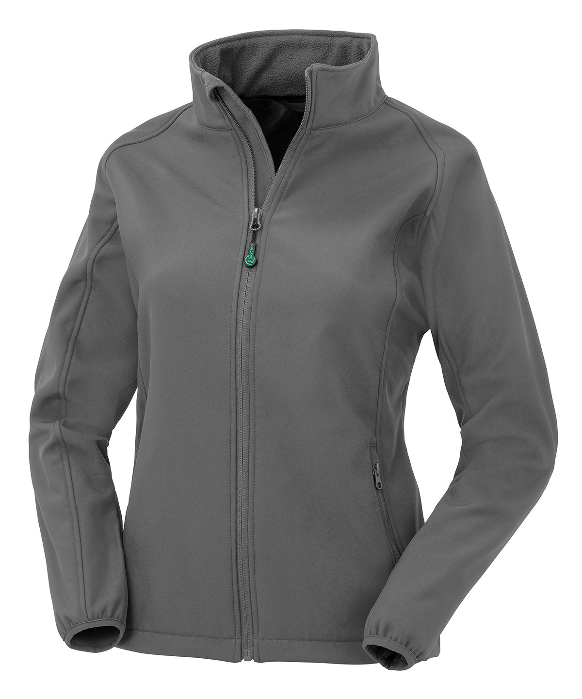 Women's Custom Printed or Embroidered Organic Recycled Softshell Jacket