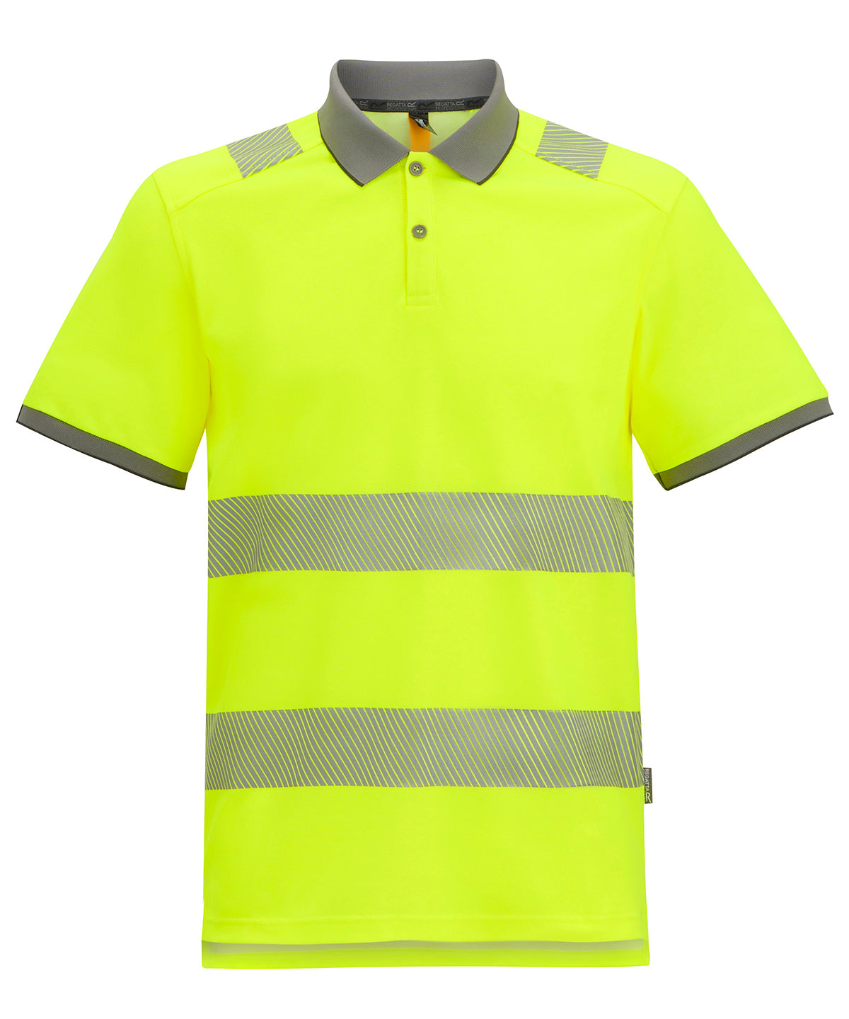Men's Custom Printed or Embroidered Hi-Vis Organic Polo Shirt