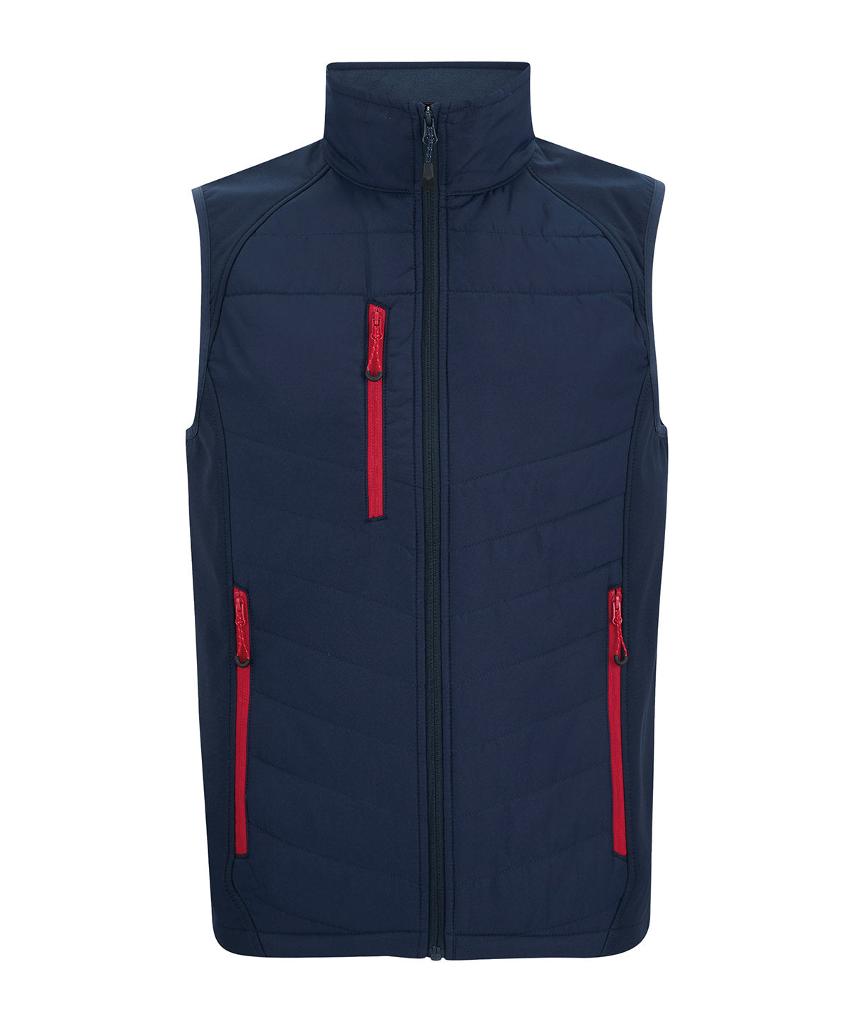 Men's Custom Printed or Embroidered Organic Zip-Up Body Warmer