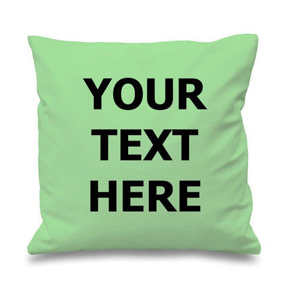 Personalised Photo Cushion Cover Name Cotton Pillowcase Image Text Printed Gift