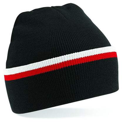 Personalised Embroidered Beanie Hat Cuffed Pullover Custom Printed Wooley Hat