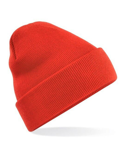 Personalised Embroidered Beanie Hat Custom Cuffed Winter Woolly Hat Mens Womens
