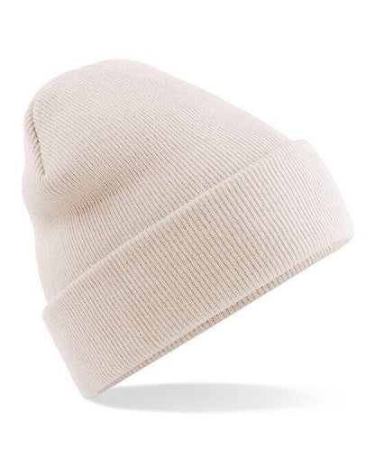 Personalised Embroidered Beanie Hat Custom Cuffed Winter Woolly Hat Mens Womens