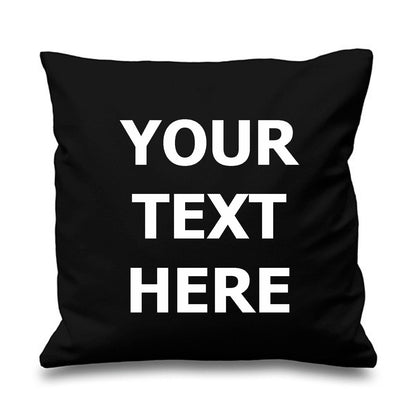 Personalised Photo Cushion Cover Name Cotton Pillowcase Image Text Printed Gift