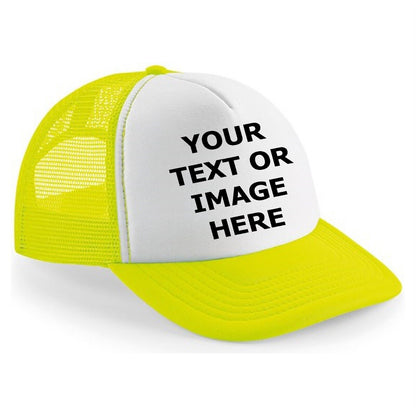 Personalised Snapback Hat Trucker Cap Half Mesh Baseball Cap Mens Ladies Unisex