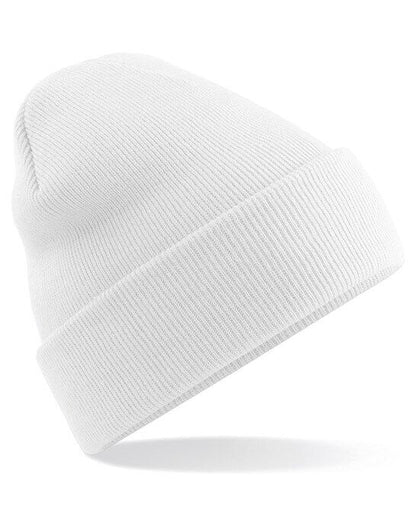Personalised Embroidered Beanie Hat Custom Cuffed Winter Woolly Hat Mens Womens