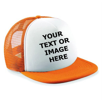 Personalised Snapback Hat Trucker Cap Half Mesh Baseball Cap Mens Ladies Unisex