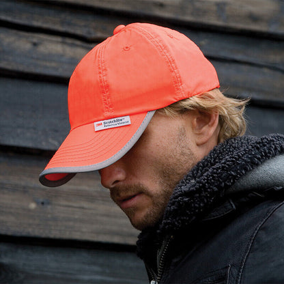 Personalised Hi Vis Baseball Cap Embroidered Custom Printed Workwear Hat Unisex 