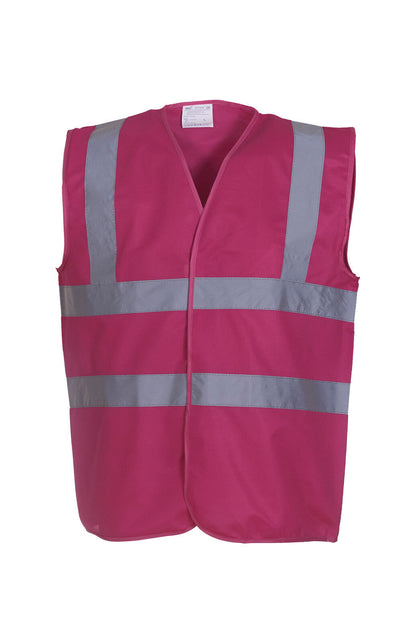 Horse & Rider Printed Hi-Vis Vest Equestrian Safety High Visibility Jacket Coat