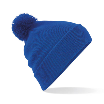 Personalised Beanie Hat Embroidered Bobble Hat Winter Pom Pom Pullover Wooley