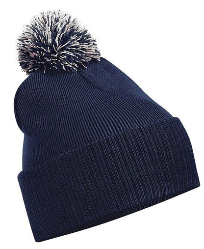 Personalised Beanie Hat Embroidered Woolly Bobble Hat Winter Pom Pom Headwear