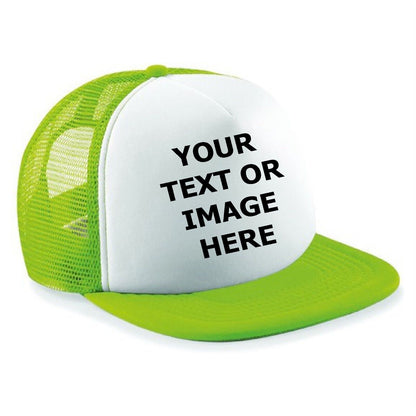 Personalised Snapback Hat Trucker Cap Half Mesh Baseball Cap Mens Ladies Unisex