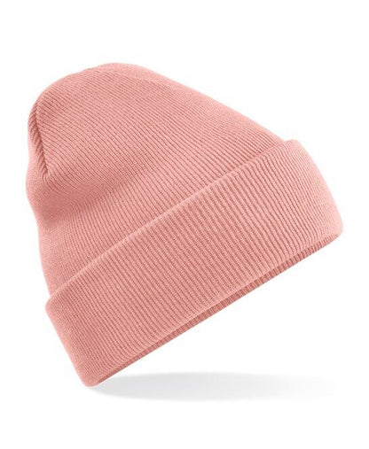Personalised Embroidered Beanie Hat Custom Cuffed Winter Woolly Hat Mens Womens