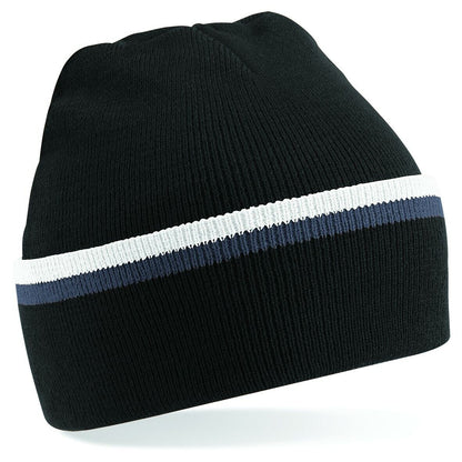 Personalised Embroidered Beanie Hat Cuffed Pullover Custom Printed Wooley Hat