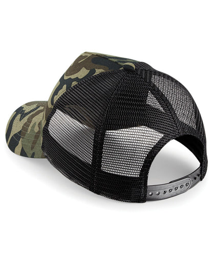Personalised Snapback Trucker Hat Camo Cap Half Mesh Baseball Cap Mens Womens
