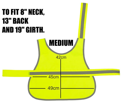 Personalised High Vis Dog Coat Custom Printed Hi Viz Pet Safety Vest Reflective 