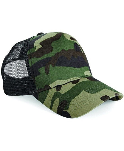 Personalised Snapback Trucker Hat Camo Cap Half Mesh Baseball Cap Mens Womens