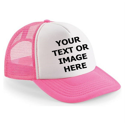 Personalised Snapback Hat Trucker Cap Half Mesh Baseball Cap Mens Ladies Unisex