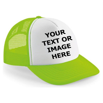 Personalised Snapback Hat Trucker Cap Half Mesh Baseball Cap Mens Ladies Unisex
