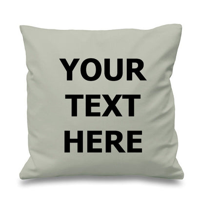 Personalised Photo Cushion Cover Name Cotton Pillowcase Image Text Printed Gift