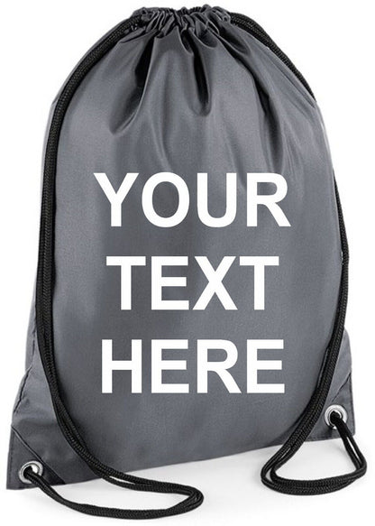 Personalised PE Bag Gym Bag School Swim Bag Boys Girls Back to School Kit Sack