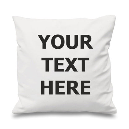 Personalised Photo Cushion Cover Name Cotton Pillowcase Image Text Printed Gift