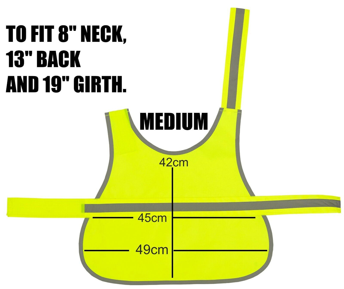 I'm Working Do Not Printed High Vis Hi Viz Dog Pet Safety Vest Reflective Coat 