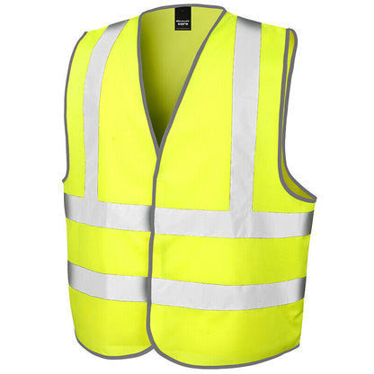 Personalised Hi Vis Vest Jacket Safety Waistcoat Custom Printed Adults Hi Viz