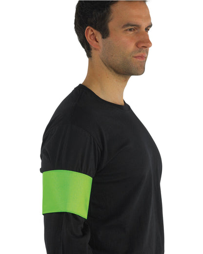 Personalised Captains Armband Custom Printed Hi Vis High Viz Football Sports 