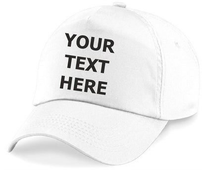 Personalised Baseball Cap Embroidered Custom Printed Hat Unisex Mens Ladies