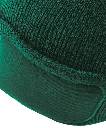 Personalised Beanie Hat Custom Printed Winter Workwear Woolly Hat Mens Ladies