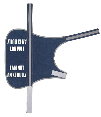 Personalised Dog Coat Im Not An XL Bully Reflective Hi Vis Dog Vest Hi Viz