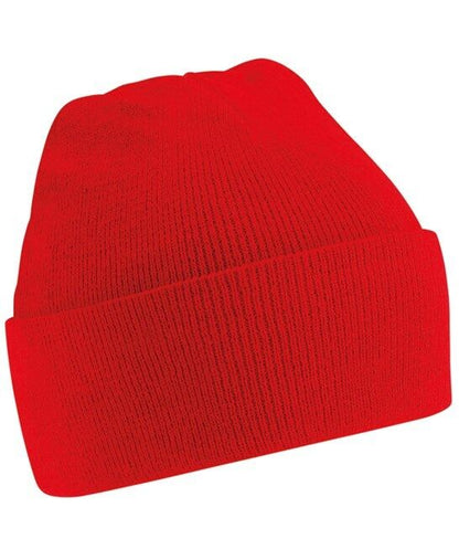 Personalised Embroidered Junior Beanie Cuffed Winter Woolly Hat Kids Children