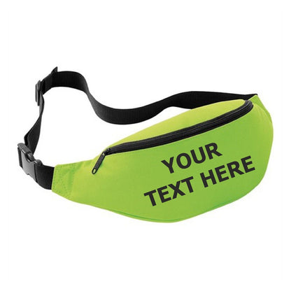 Personalised Bum Bag Fanny Pack Pouch Travel Festival Wallet Money Belt Holiday
