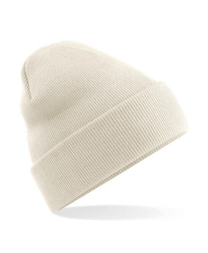 Personalised Embroidered Beanie Hat Custom Cuffed Winter Woolly Hat Mens Womens