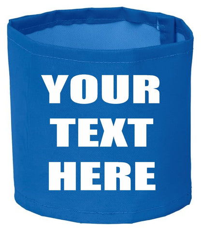 Personalised Captains Armband Custom Printed Hi Vis High Viz Football Sports 