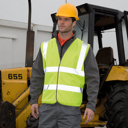 Personalised Hi Vis Vest Jacket Safety Waistcoat Custom Printed Adults Hi Viz